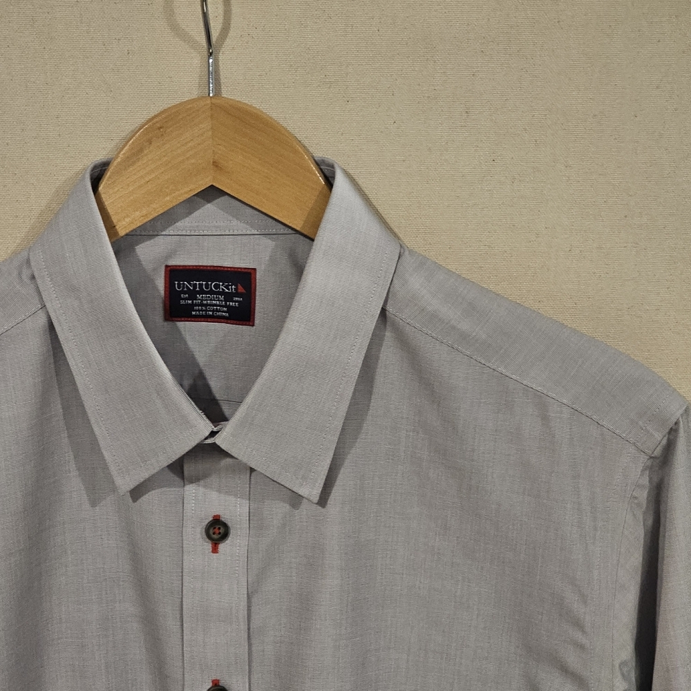 UNTUCKit Light Gray Men's Casual Shirt